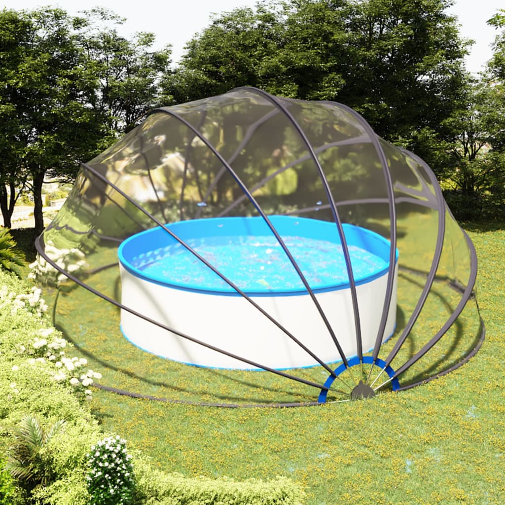 VidaXL pool dome 559x275 cm