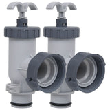 VidaXL Swimming pool suction valves 2 pcs