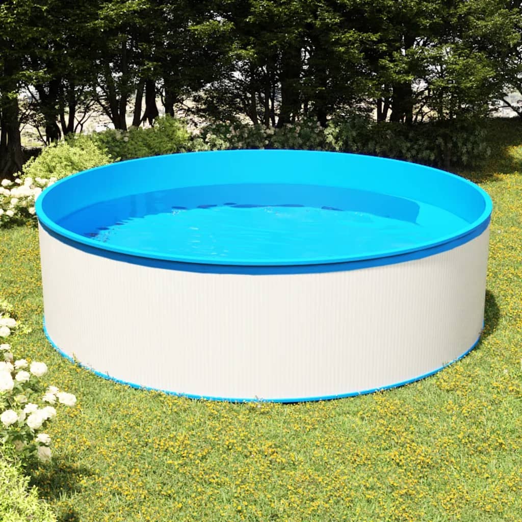 Vidaxl Splasher Pool 350x90 cm bianco