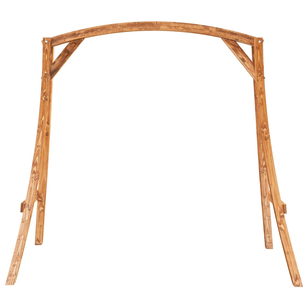 Vidaxl Ramp Frame Solid Bent Wood with Teak Finishing