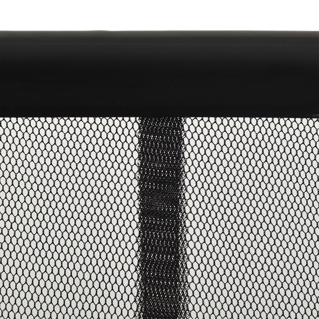 Vidaxl Fly Cundain 100x220 cm Polyester Mesh Black