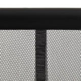 Vidaxl Fly Cundain 100x220 cm Polyester Mesh Black