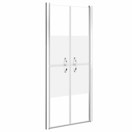 Vidaxl douchedeur 71x190 cm esg halfmat