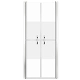 Vidaxl shower door 71x190 cm ESG Halfmat