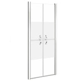 Vidaxl douchedeur 76x190 cm esg halfmat