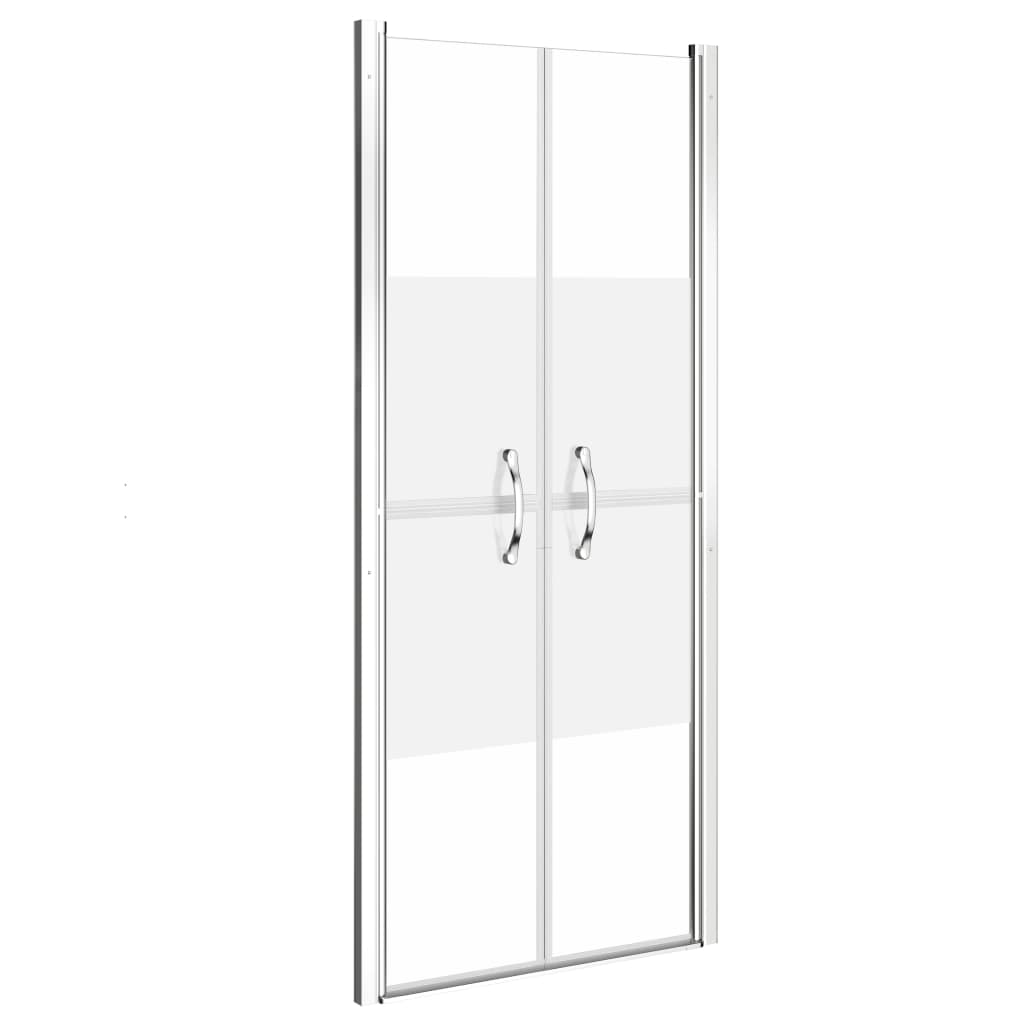 Vidaxl shower door 81x190 cm ESG Halfmat