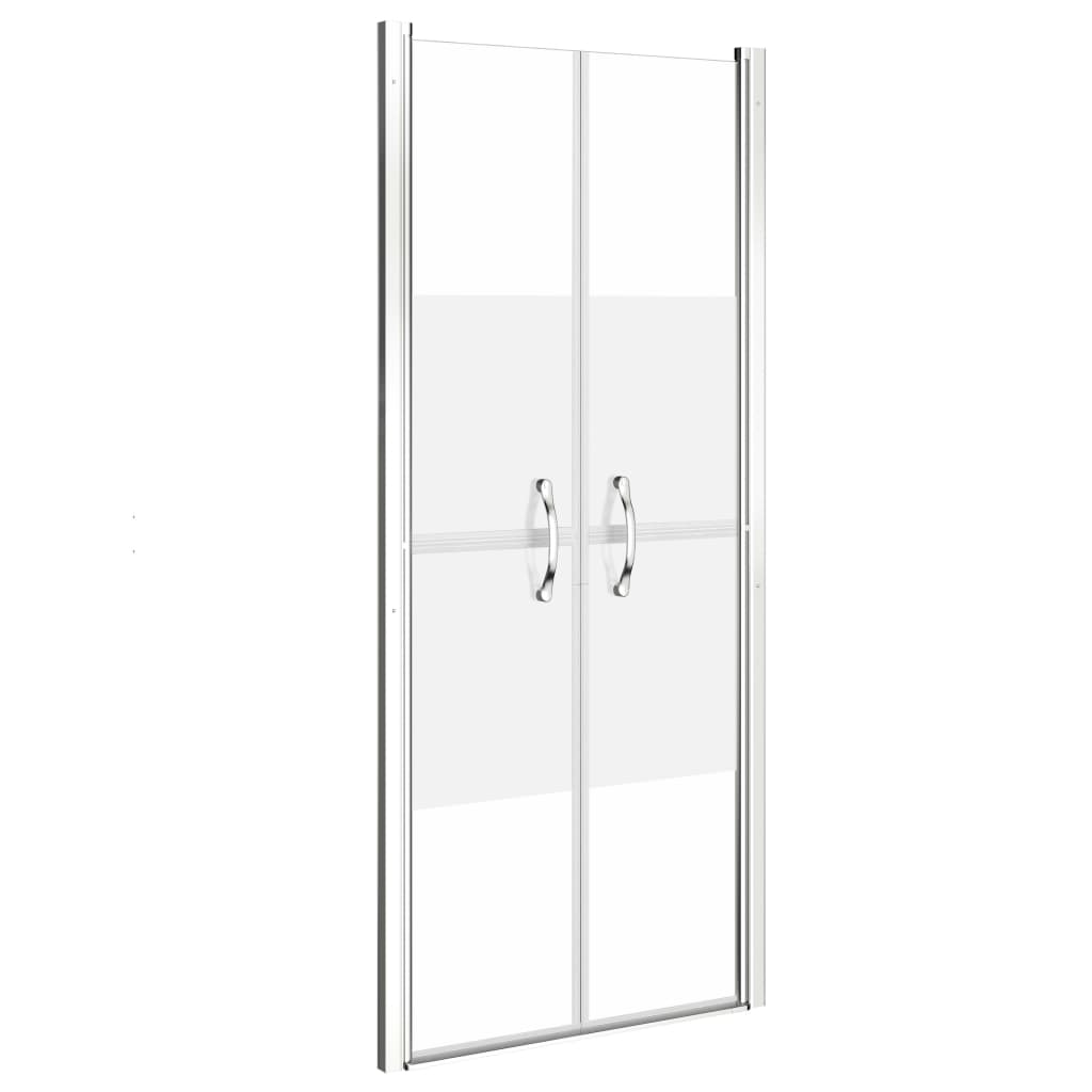 Vidaxl shower door 86x190 cm ESG Halfmat