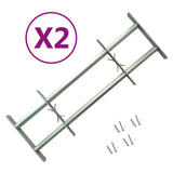 Vidaxl raambeveiligingen verstelbaar 2 st 700-1050 mm