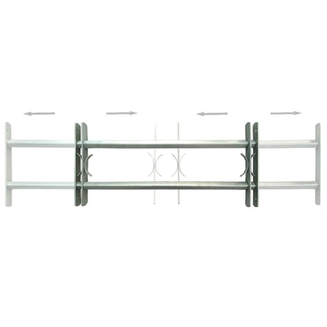 Vidaxl raambeveiligingen verstelbaar 2 st 700-1050 mm