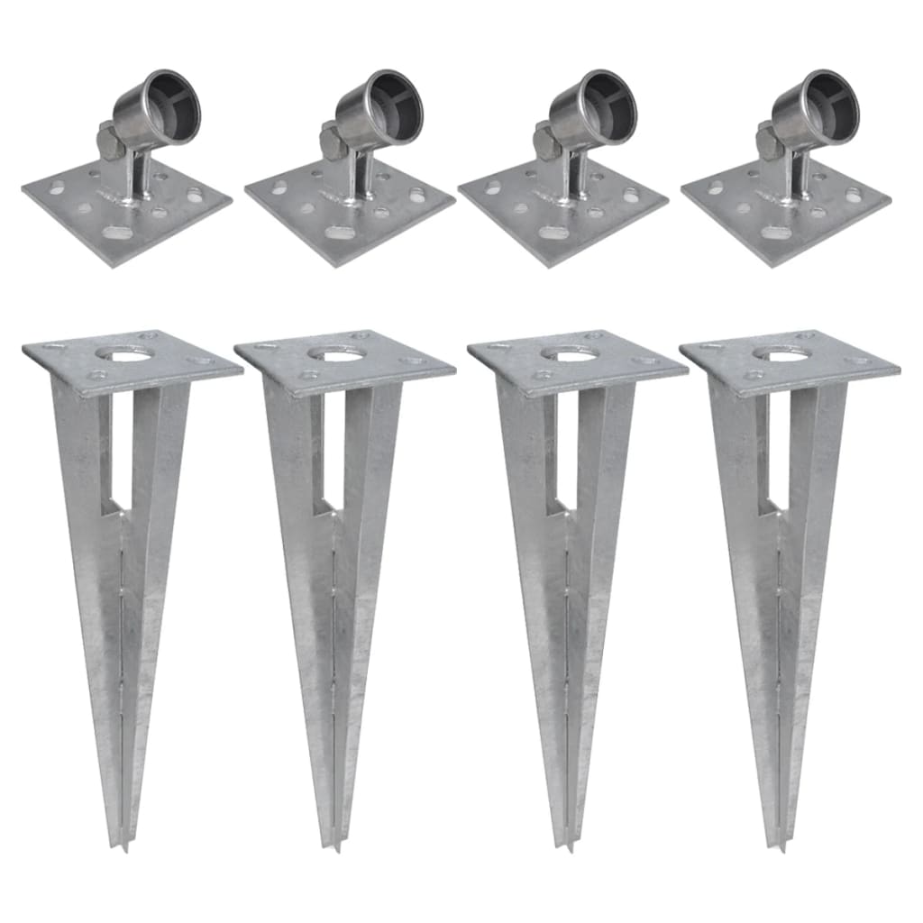 Vidaxl Support Pole Pins 4 st Stol