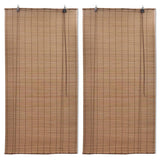 Vidaxl Roller Jäerzegen 2 st 80x160 cm bamboo brong