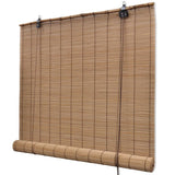 Vidaxl Roller blinds 2 pcs 120x220 cm bamboo brown