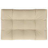 Vidaxl palletkussen 120x80x12 cm stof beige