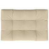 VIDAXL -Palettenkissen 120x80x12 cm Stoff Beige