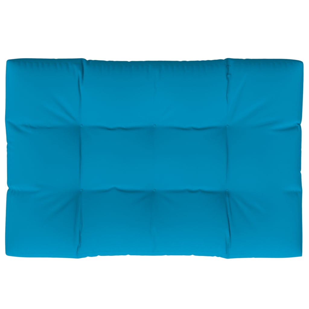 Vidaxl Palettenkissen 120x80x12 cm Stoff blau