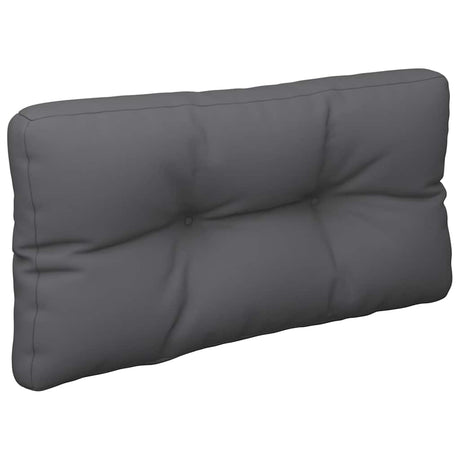 Vidaxl palletkussen 70x40x12 cm stof antracietkleurig