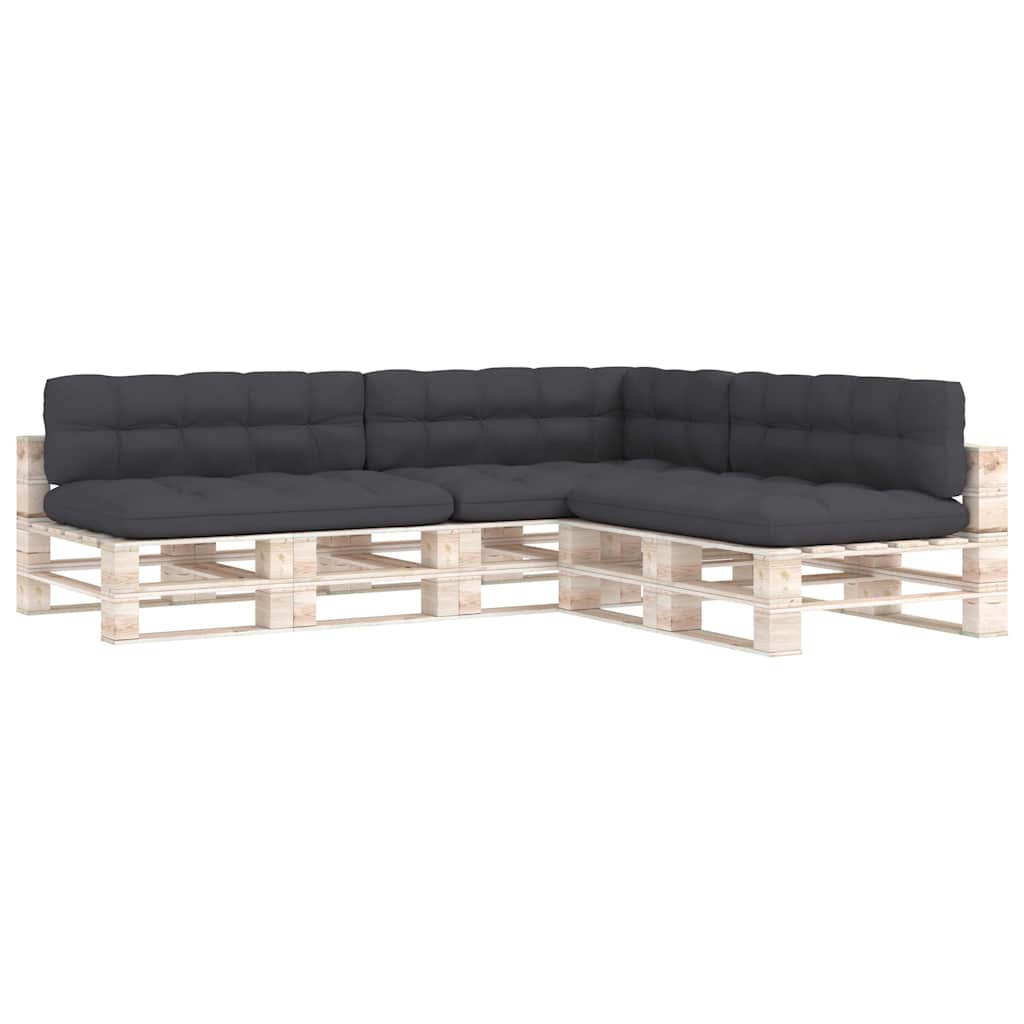 Vidaxl bankkussens pallet 7 st antraciet
