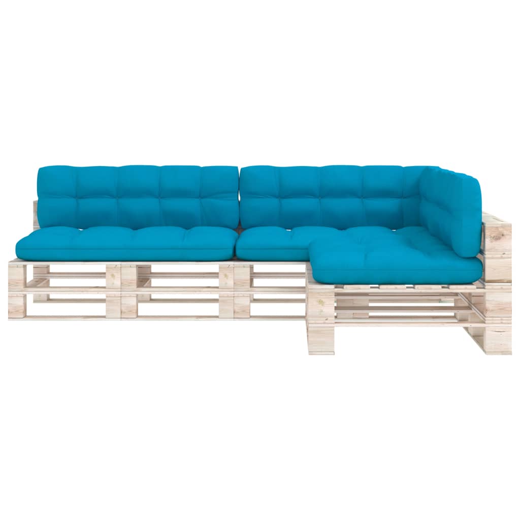 Vidaxl Bank Cushions Pallet 7 St Blue