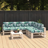 Vidaxl Bank cushions Pallet 7 ST Leaf pattern