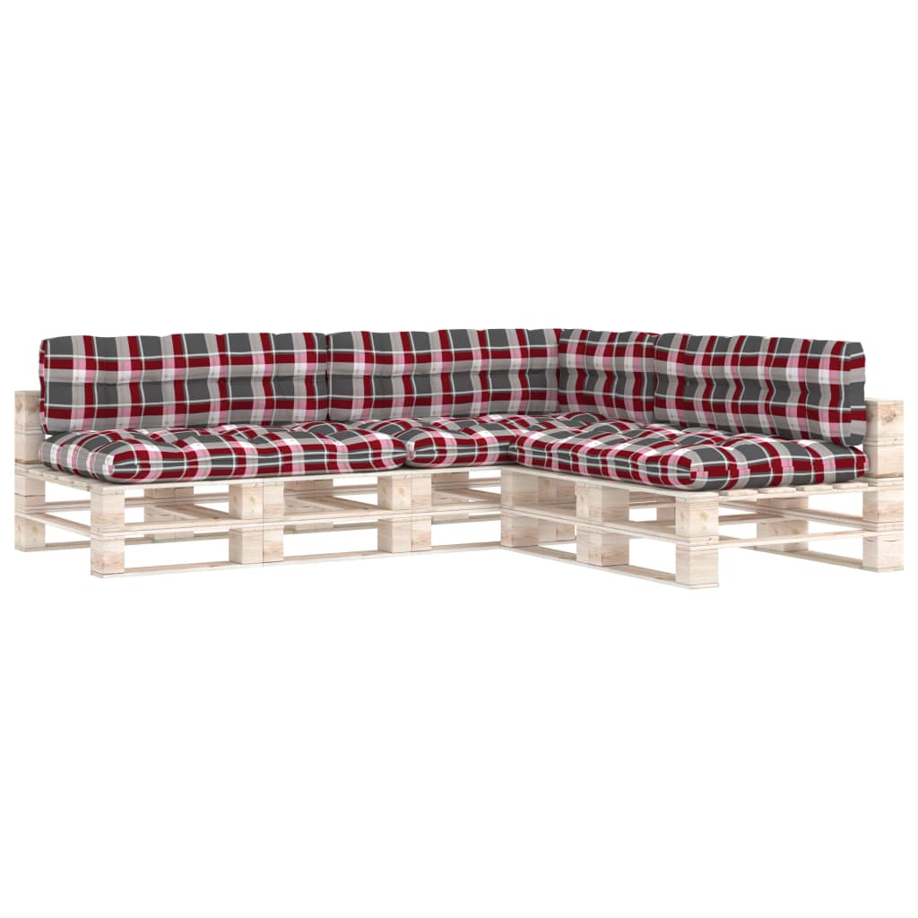 Vidaxl Bank Cushions Pallet 7 ST E ROSSO Finestra