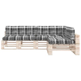 Vidaxl Bank Cushions Pallet 7 St and Gray