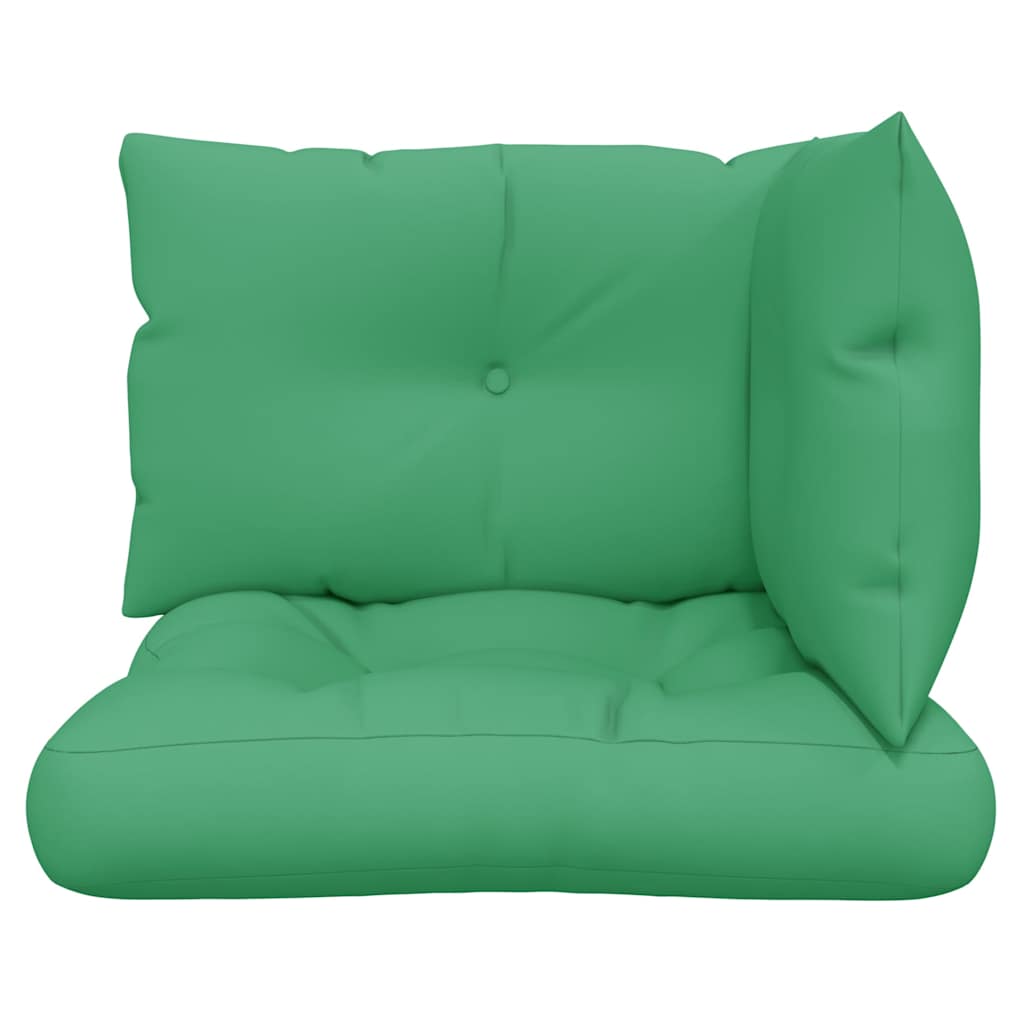 Vidaxl palletkussens 3 st stof groen