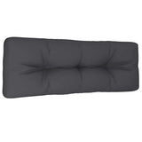 Vidaxl palletkussen 120x40x12 cm stof antracietkleurig