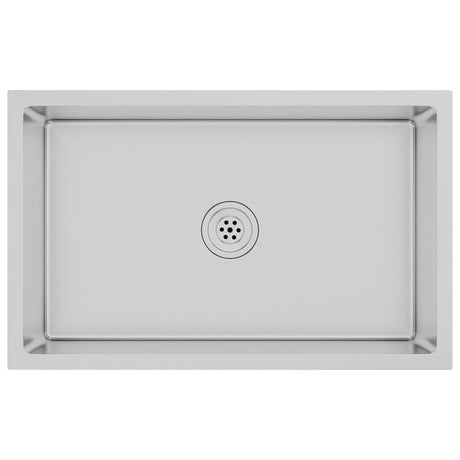 Vidaxl gootsteen handgemaakt roestvrij staal