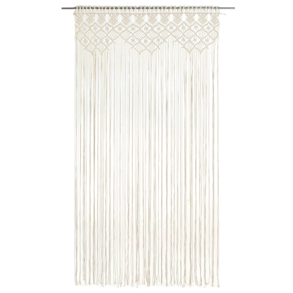 Vidaxl Vorhang Macramé 140x240 cm Baumwolle