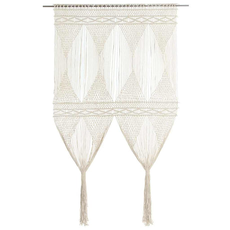 Vidaxl gordijn macramé 140x240 cm katoen