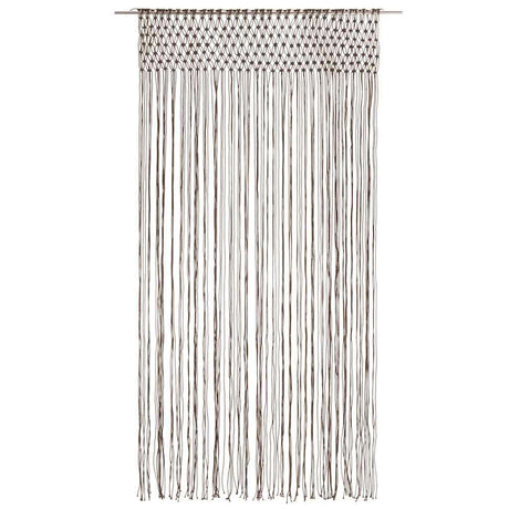 Vidaxl gordijn macramé 140x240 cm katoen taupe