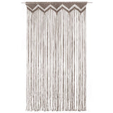 Vidaxl zavese Macramé 140x240 cm bombažni taupe