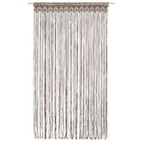 Vidaxl Vorhang Macramé 140x240 cm Baumwolltaupe