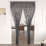 Vidaxl gordijn macramé 140x240 cm katoen antraciet