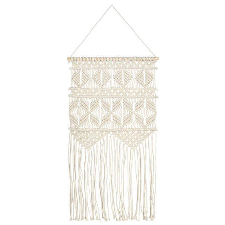 Vidaxl wandhanger macramé 40x80 cm katoen