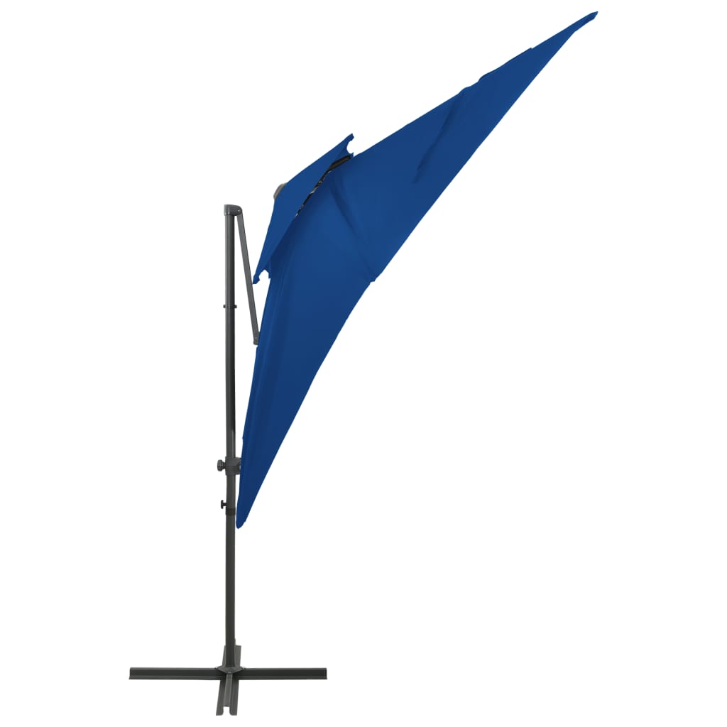 Vidaxl flytende parasol med dobbelttak 250x250 cm Azure Blue