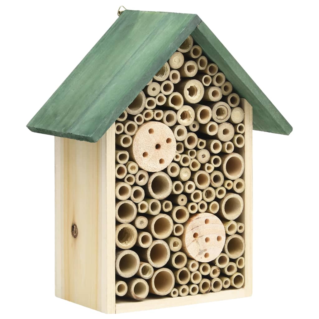 Vidaxl insect hotels 2 pcs 23x14x29 cm solid pinewood