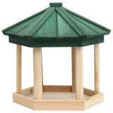 Vidaxl Bird Feed Octagonal 33x30 cm pevné borovice