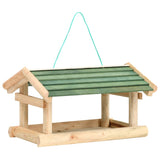 Vidaxl Bird Feed 35x29.5x21 cm Bois massif