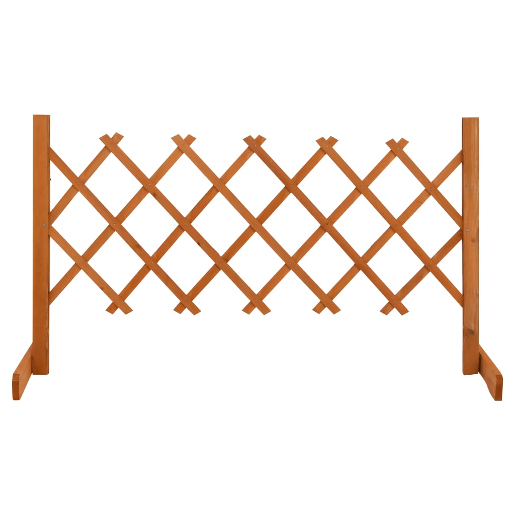 Vidaxl Garden Slat Arbeit 120 x 60 cm Festkiefer Orange