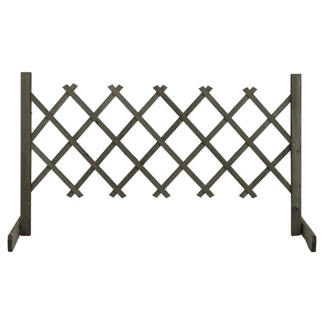 Vidaxl tuinlatwerk 120x60 cm massief vurenhout grijs