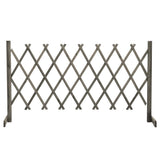 Vidaxl tuinlatwerk 150x80 cm massief vurenhout grijs
