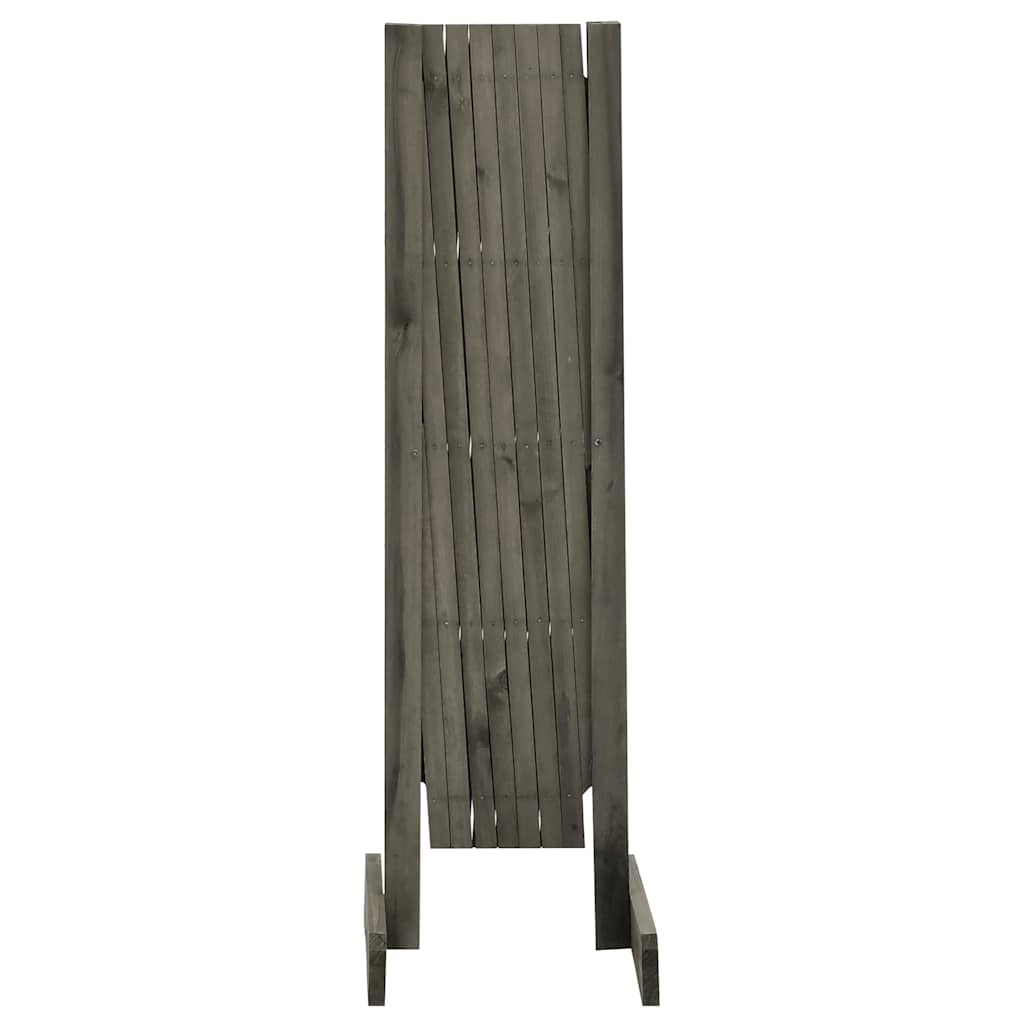 Vidaxl tuinlatwerk 150x80 cm massief vurenhout grijs