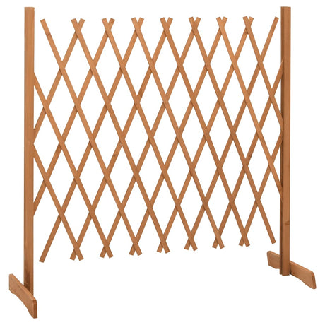 Vidaxl tuinlatwerk 180x100 cm massief vurenhout oranje