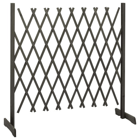 Vidaxl tuinlatwerk 180x100 cm massief vurenhout grijs
