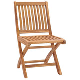 Vidaxl tuinstoelen 2 st inklapbaar massief teakhout