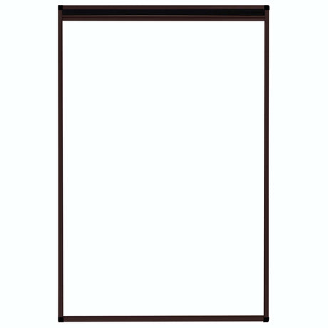 Vidaxl raamhor plissé 80x120 cm aluminium bruin