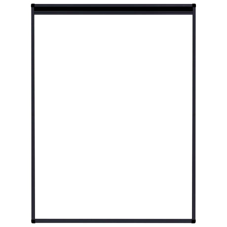 Vidaxl raamhor plissé 60x80 cm aluminium antracietkleurig