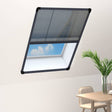 Vidaxl raamhor plissé 80x120 cm aluminium antracietkleurig