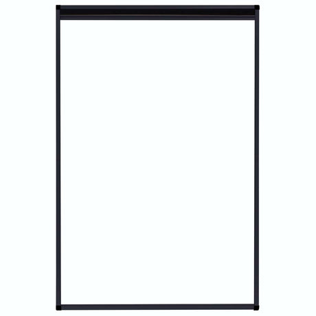 Vidaxl raamhor plissé 80x120 cm aluminium antracietkleurig